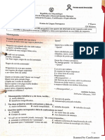 Exame de Língua Portuguesa 1 Época 12 Classe 2018 PDF