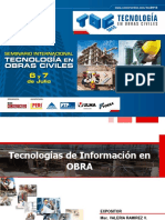 Tecnologías de Información en OBRA, Arq. Valeria Ramirez