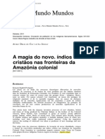 Sessão 13 (Grupo 1) - JÚNIOR, Almir Diniz de Carvalho. A Magia Do Novo. Índios Cristãos Nas Fronteiras Da Amazônia Colonial. (Ocr) PDF