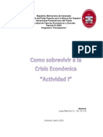 Presupuesto I Crisis Económica Ensayo Luisa Ramirez CIV18110210