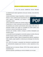 Os efeitos da exposição a pesticidas na saúde humana