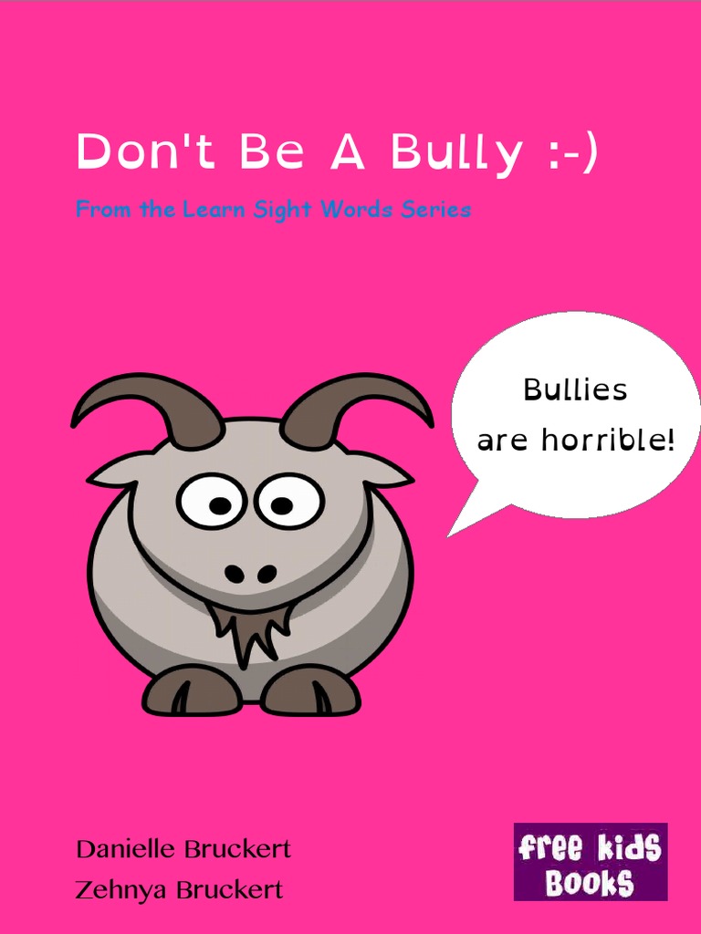 Fkb learn sight words print friendly dont be a bully vz pdf