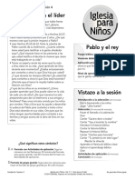 Iglesia para Niños. Lecciones para el líder. Pablo y el rey. Vistazo a la sesión. Unidad 6_ Sesión 4.pdf