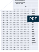 Sopa de Letras Modos y Tiempos Verbales