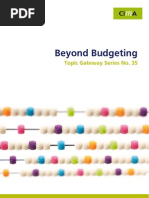Beyond Budgeting Innovation Strategic Management