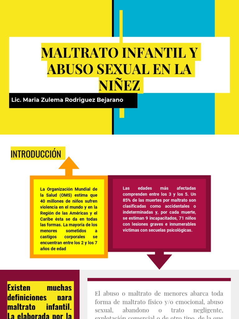 Maltrato Infantil y Abuso Sexual en La Niñez PDF | PDF | Abuso infantil ...
