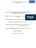 Tecnico en Soporte y Mantenimiento de Equipo de Computo