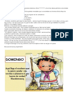 Cuento Negro Domingo