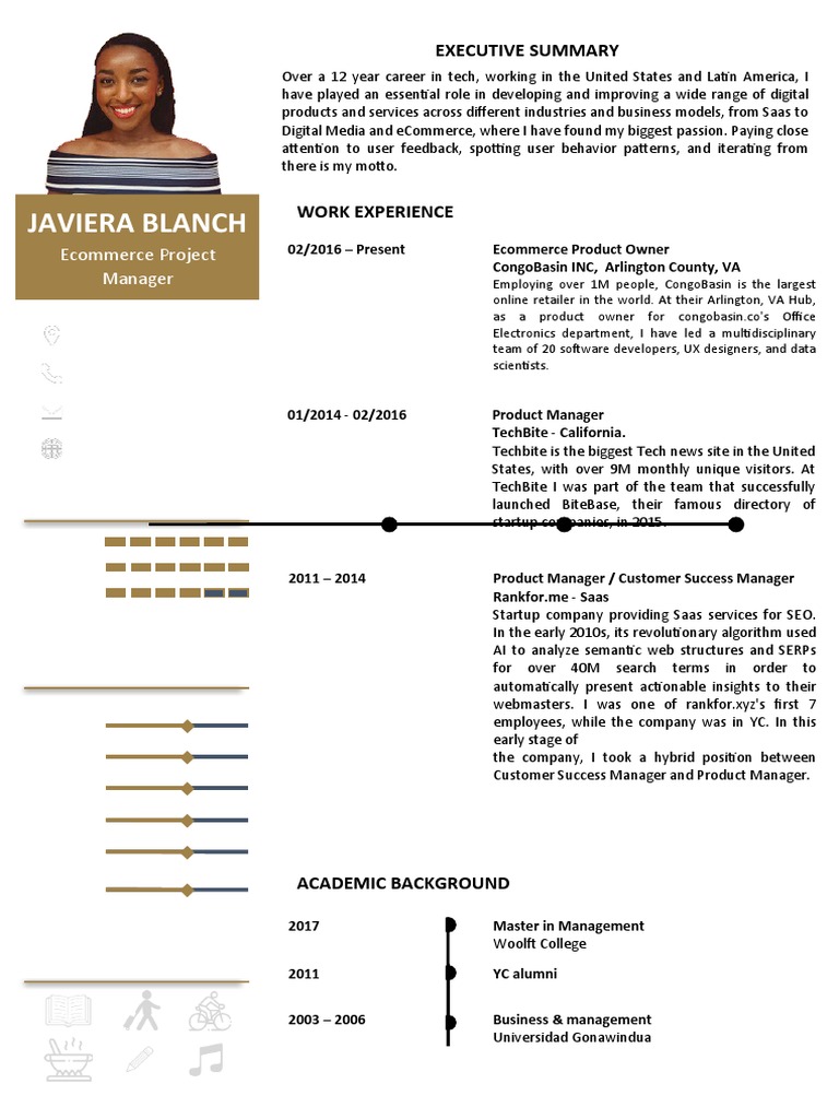 Free CV Template 22 | Download Free PDF | E Commerce | Search Engine
