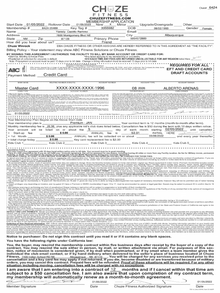 Contract PDF | PDF