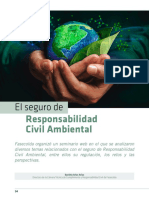 Seminario sobre seguro de responsabilidad civil ambiental