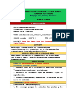 Plan de Clases Ciencias Naturales