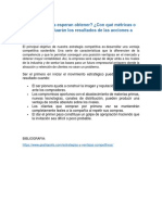 ¿Qué Resultados Esperan Obtener? ¿Con Qué Métricas o Parámetros Evaluarán Los Resultados de Las Acciones A Seguir?