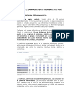 La violencia en Latinoamérica y el Perú