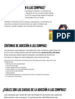 ¿Qué Es La Adicción A Las Compras PDF