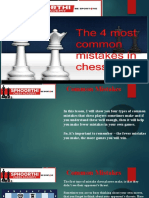The 4 Most Common Mistakes in Chess