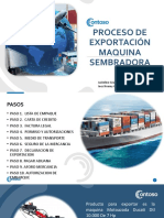 Proceso de Exportacion Maquina Sembradora