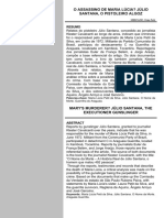 O Assassino de Maria Lúcia Júlio Santana, o pistoleiro algoz 