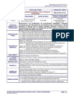 001 Plan de Curso Operacion de Control de Fauna PDF