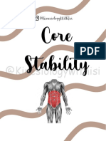 Core Stability - by Kinesiologywithisi PDF