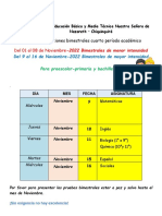 Bimestrales Cuarto Período PDF
