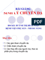 SINH LÝ CHUYỂN DẠ - BS NGỌC