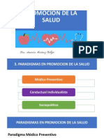 Paradigmas en Promocion de La Salud