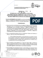 Decreto Pico y Placa Itagui