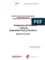 Programa de Estudio LEOyE II PDF