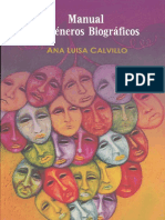 Manual de Géneros Biográficos - Ana Luisa Calvillo