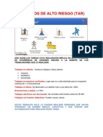 Trabajos de Alto Riesgo (Tar) PDF