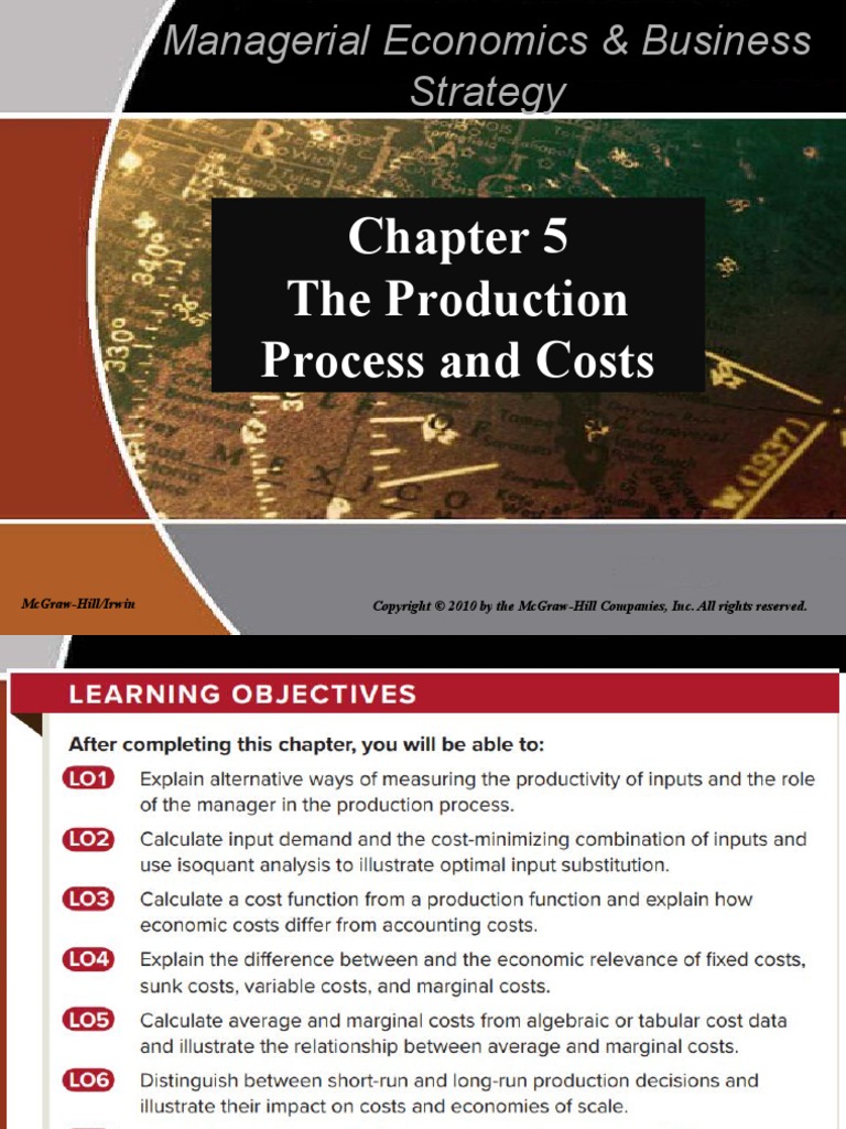 Chap005 Updated | PDF | Production Function | Long Run And Short Run
