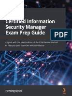  Certified Information Security Manager 