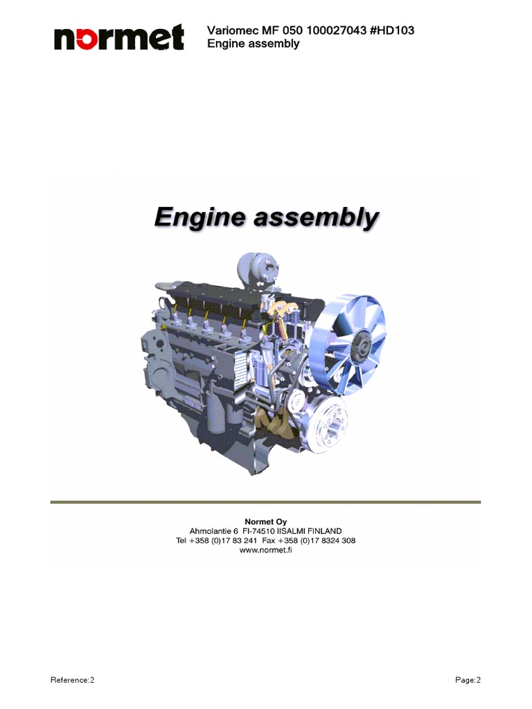 2 Engine Assembly PDF Screw Washer (Hardware)
