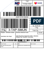 3-Tap-Smijn 7A: Pengirim: Distributor Asahan Penerima: Budiman Forsat