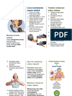 Leaflet Teknik Relaksasi Nafas Dalam Dan Batuk Efektif