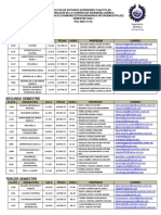 Horarios de exámenes extraordinarios Facultad de Estudios Superiores Cuautitlán