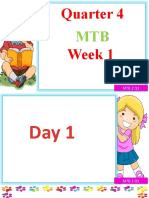 Q3 MTB Week 4