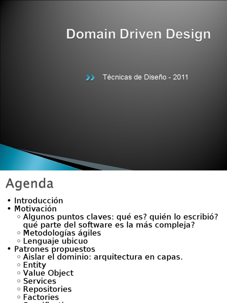 Técnicas de Domain Driven Design | PDF | Informática | Ingeniería de ...