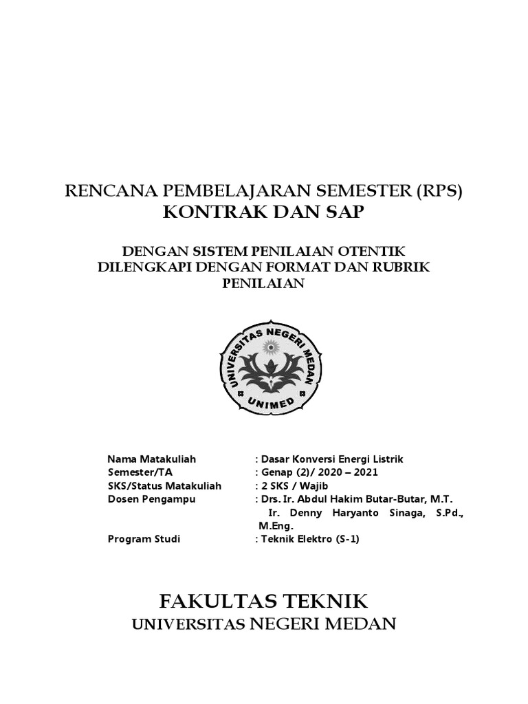 Rencana Pembelajaran Konversi Energi | PDF | Seni | Teknologi & Rekayasa