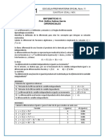 Diferenciales Algebraicas y Trigonométricas