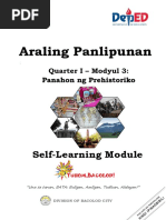 Araling Panlipunan: Self-Learning Module