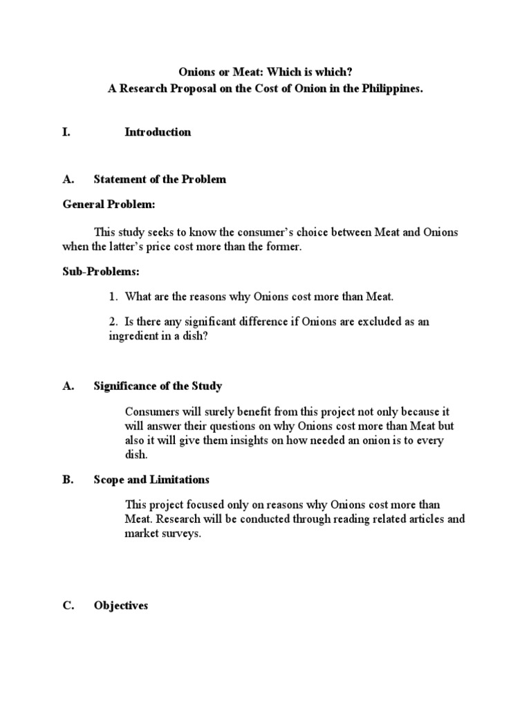 The Cost of Onions in The Philippines PDF Prices Beef