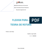 Jorge Castillo 19080499 Flexion Pura Teoria de Rotura
