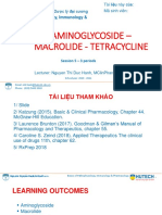 Aminoglycoside - Macrolide - Tetracycline PDF