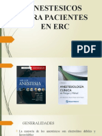 Anestesicos para Pacientes en Erc