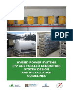 Design and Installation of Hybrid Power Systems V1 August 2019