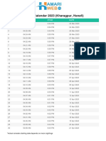 Kharagpur Ramadan Calendar 2023 Hamariweb PDF