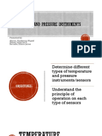 Determine Types of Temperature and Pressure Sensors (39