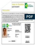 Carteira Estudantil Documento Provisorio PDF - Compress